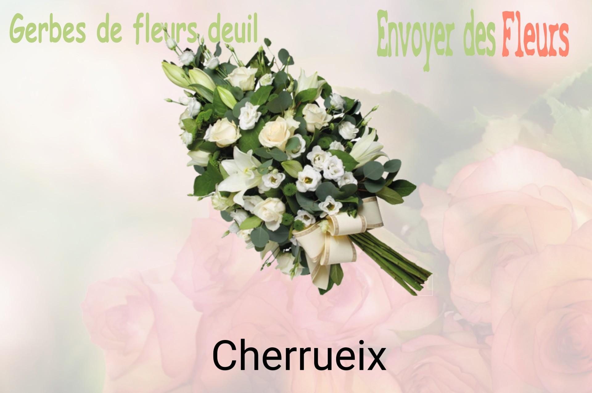 Gerbe de fleurs de deuil livrée à Cherrueix